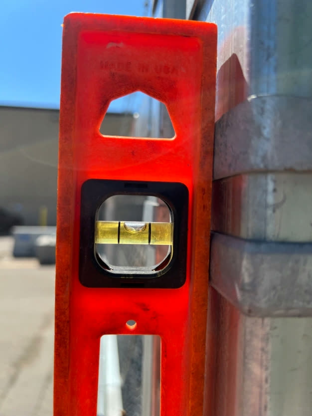 Red spirit level